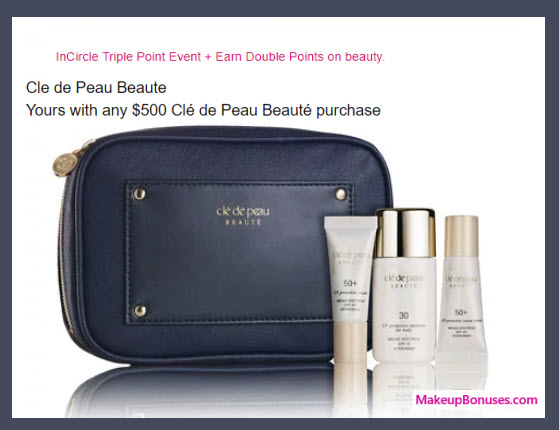 Receive a free 4-pc gift with your $500 Clé de Peau Beauté purchase