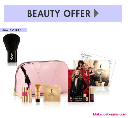 Receive a free 7-pc gift with your $300 Yves Saint Laurent purchase
