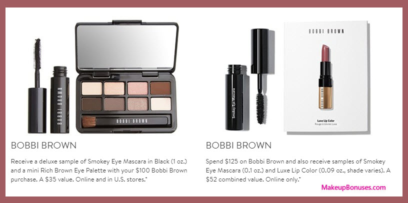 Receive a free 4-pc gift with your $125 Bobbi Brown purchase