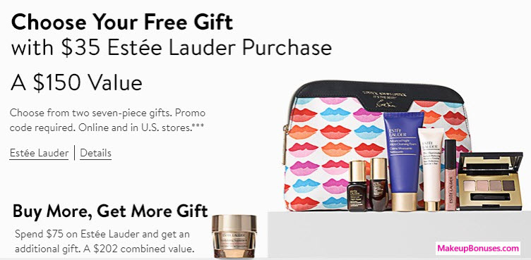 Receive your choice of 7-pc gift with your $35 Estée Lauder purchase