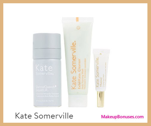 Receive a free 3-pc gift with your $175 Kate Somerville purchase