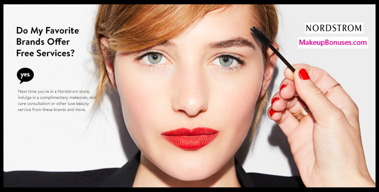 Nordstrom Beauty Services - Free Facials, Makeovers, Massages, & More - MakeupBonuses.com