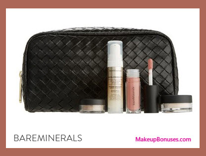 Receive a free 5-pc gift with your $60 bareMinerals purchase