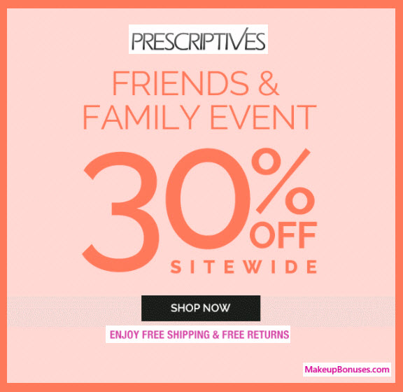 Prescriptives Sale - MakeupBonuses.com