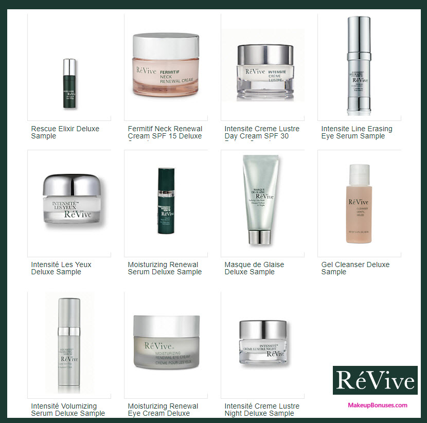 Receive your choice of 6-pc gift with your $350 RéVive purchase