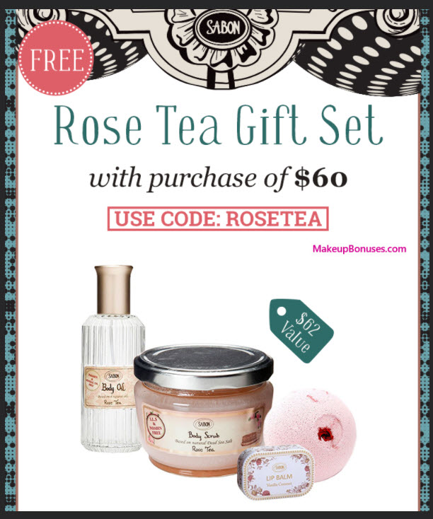Receive a free 4-pc gift with your $60 Sabon NYC purchase