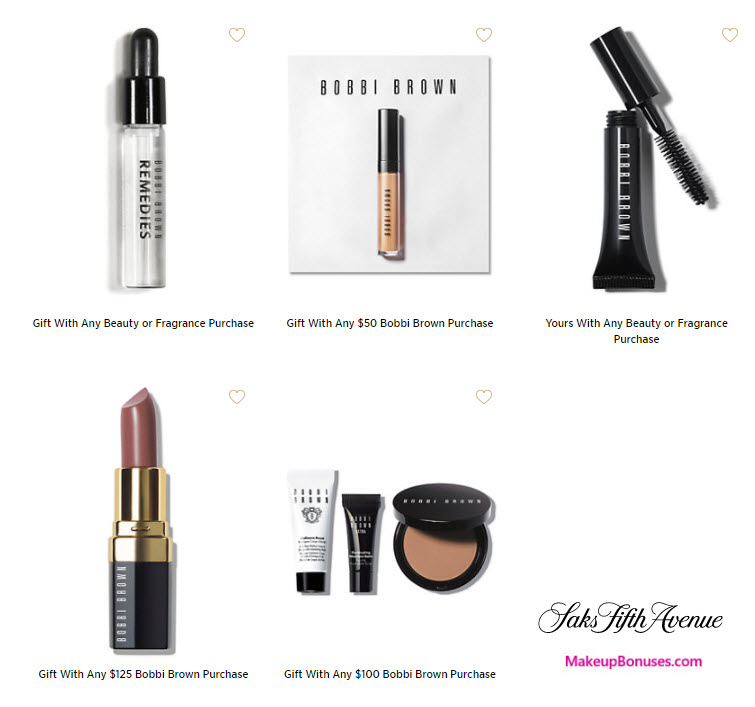 Receive a free 3-pc gift with your $100 Bobbi Brown purchase