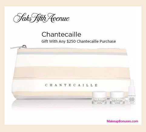 Receive a free 4-pc gift with your $250 Chantecaille purchase