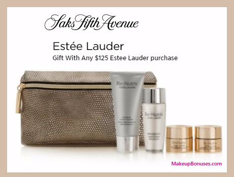 Receive a free 5-pc gift with your $125 Estée Lauder purchase