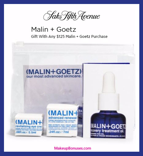 Receive a free 3-pc gift with your $125 Malin + Goetz purchase