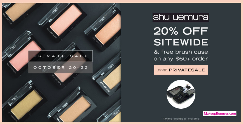Shu Uemura Sale - MakeupBonuses.com