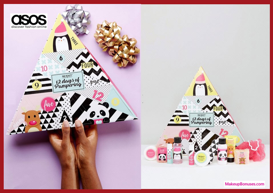 MAD Beauty ASOS Exclusive 12 Day Advent Calendar- MakeupBonuses.com