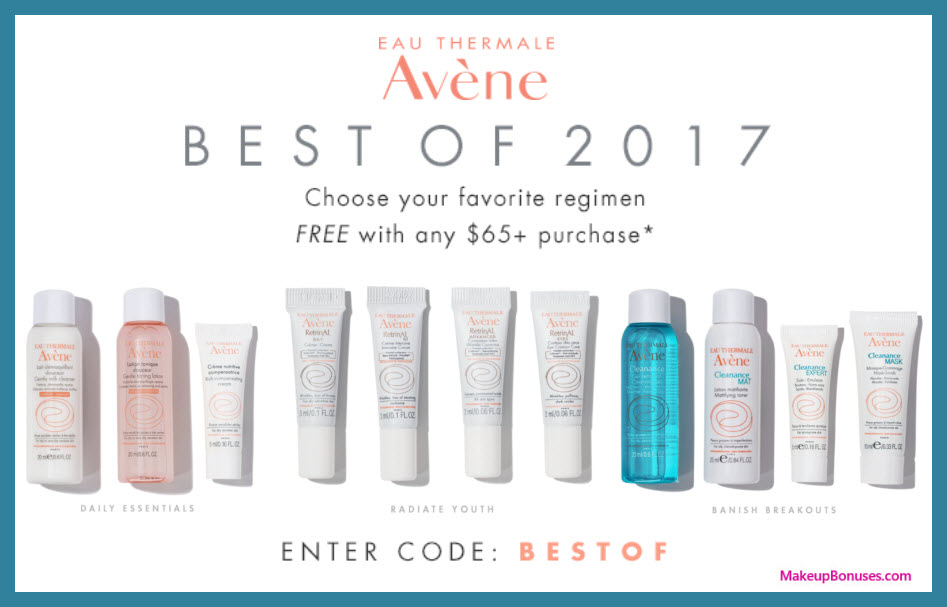 Receive a free 3-pc gift with your $65 Avène purchase