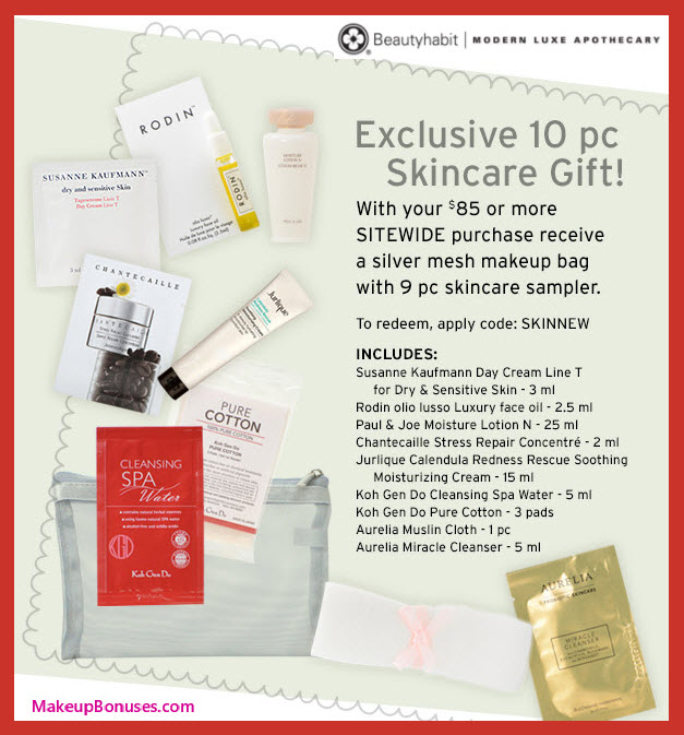 Receive a free 10-pc gift with your $85 Multi-Brand purchase