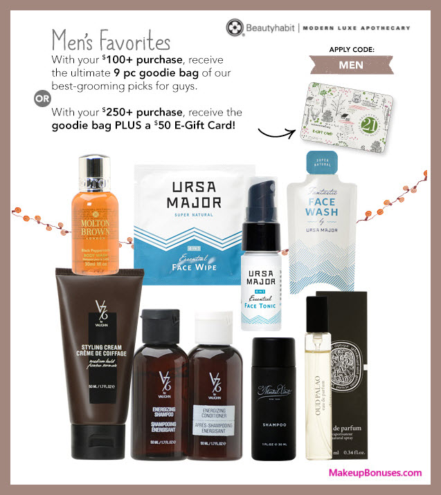 Receive a free 9-pc gift with your $100 Multi-Brand purchase