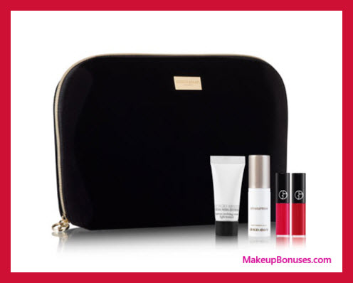 Receive a free 6-pc gift with your $150 Giorgio Armani purchase