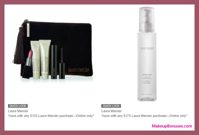 Receive a free 5-pc gift with your $125 Laura Mercier purchase