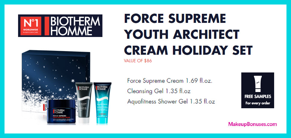 FORCE SUPREME YOUTH ARCHITECT CREAM HOLIDAY SET - MakeupBonuses.com