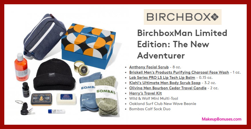 BirchboxMan Limited Edition: The New Adventurer - MakeupBonuses.com