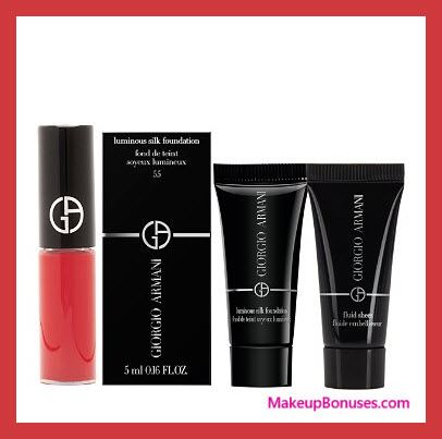 Receive a free 3-pc gift with your $100 Giorgio Armani purchase