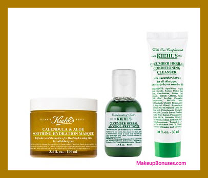 Receive a free 3-pc gift with your $65 Kiehl's purchase