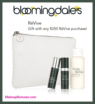 Receive a free 4-pc gift with your $350 RéVive purchase