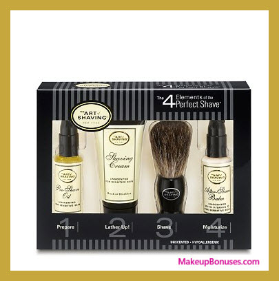 Receive a free 4-pc gift with your $125 The Art of Shaving purchase