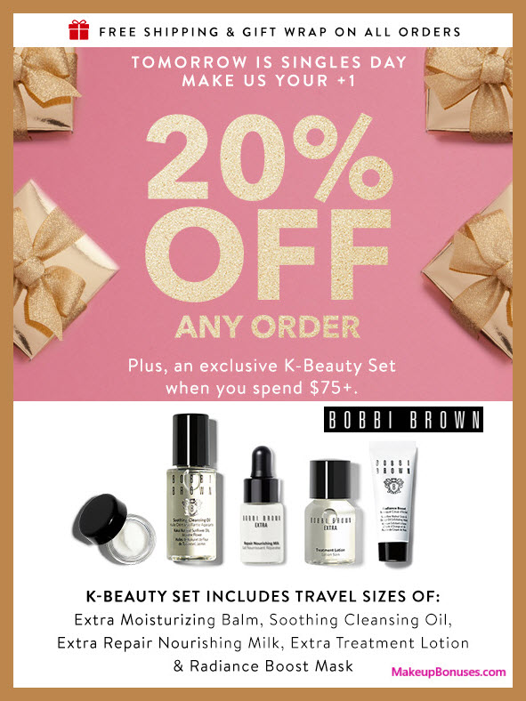 Receive a free 5-pc gift with your $75 Bobbi Brown purchase