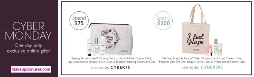 Receive a free 5-pc gift with your $75 Caudalie purchase