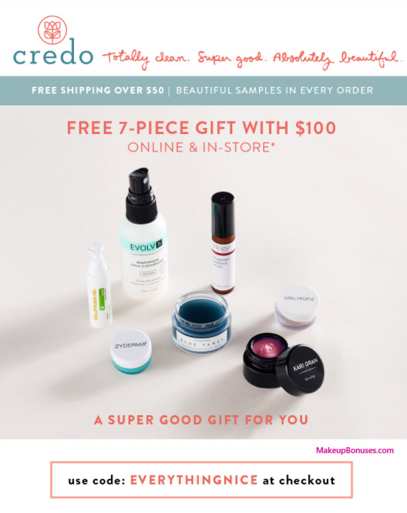 Receive a free 7-pc gift with your $100 Multi-Brand purchase