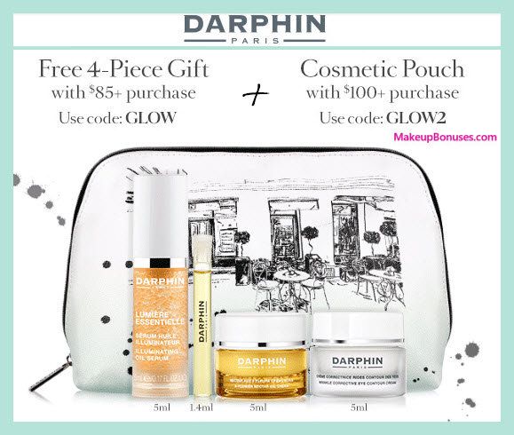 Receive a free 4-pc gift with your $85 Darphin purchase