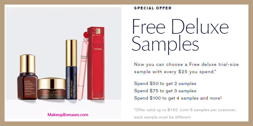 Receive a free 6-pc gift with your $150 Estée Lauder purchase