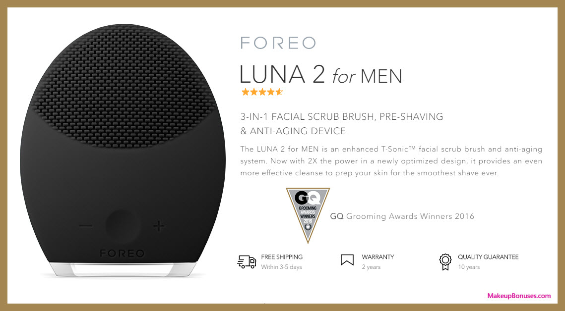 LUNA 2 for MEN - MakeupBonuses.com