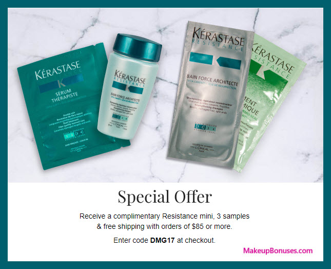 Receive a free 4-pc gift with your $85 Kérastase purchase