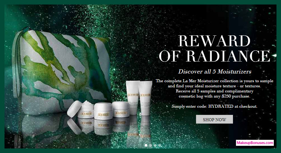 Receive a free 6-pc gift with your $250 La Mer purchase