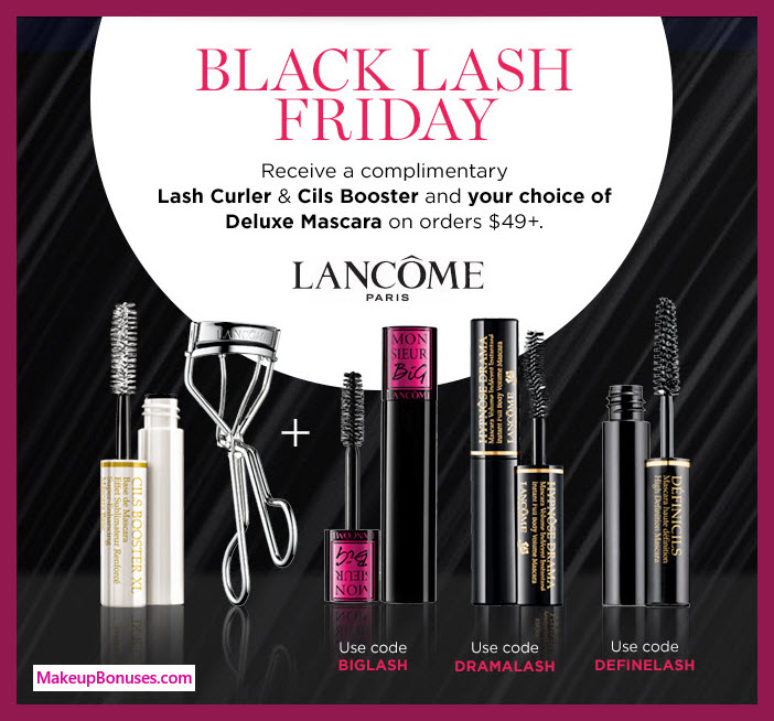 Receive your choice of 3-pc gift with your $49 Lancôme purchase
