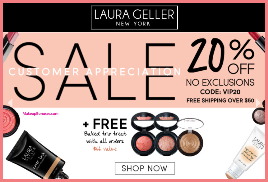 Laura Geller Sale - MakeupBonuses.com