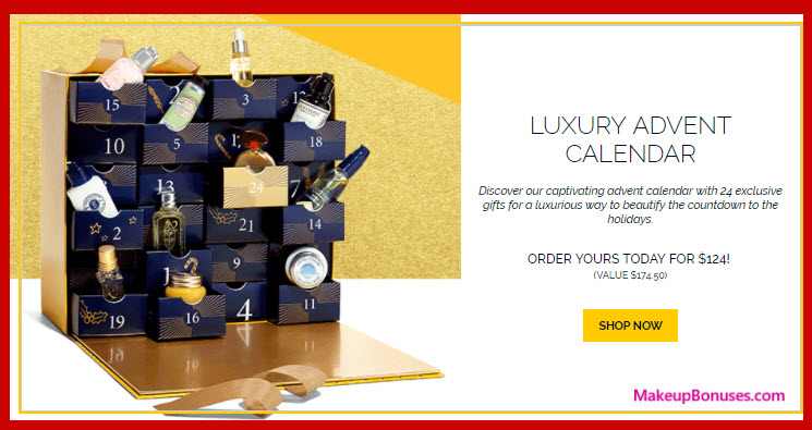 Luxury Advent Calendar- MakeupBonuses.com