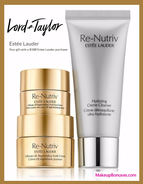 Receive a free 3-pc gift with your $100 Estée Lauder purchase