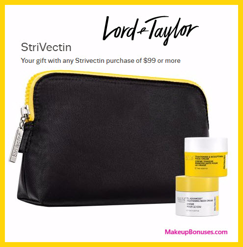 Receive a free 3-pc gift with your $99 StriVectin purchase