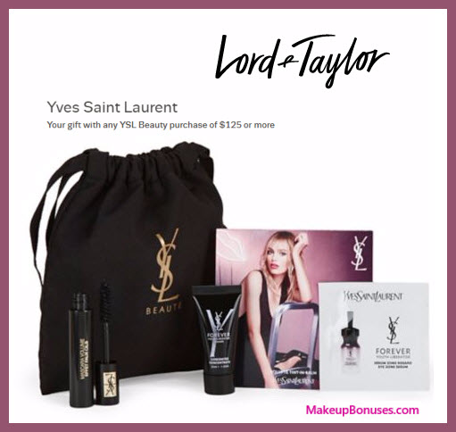 Gift with Purchase: Yves Saint Laurent's cosmetics bag