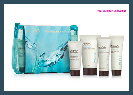 Receive a free 5-pc gift with your $40 AHAVA purchase