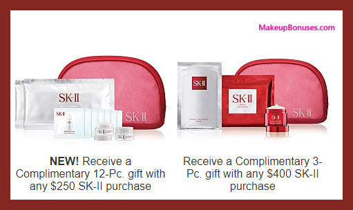 Receive a free 12-pc gift with your $250 SK-II purchase