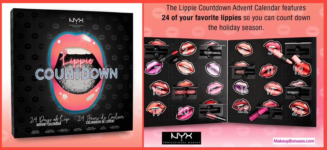 Lippie Countdown Advent Calendar- MakeupBonuses.com
