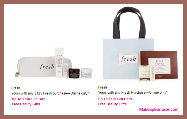 Receive a free 4-pc gift with your any purchase