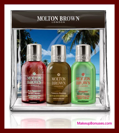 Receive a free 3-pc gift with your $75 Molton Brown purchase