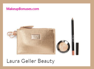 Receive a free 3-pc gift with your $35 Laura Geller purchase