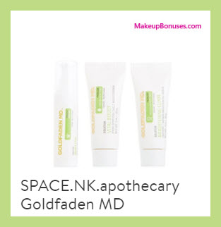 Receive a free 3-pc gift with your $35 SPACE.NK.apothecary Goldfaden MD purchase