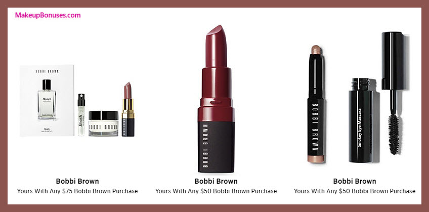 Receive a free 7-pc gift with your $75 Bobbi Brown purchase