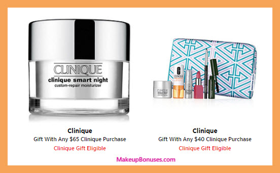 Receive a free 7-pc gift with your $40 Clinique purchase
